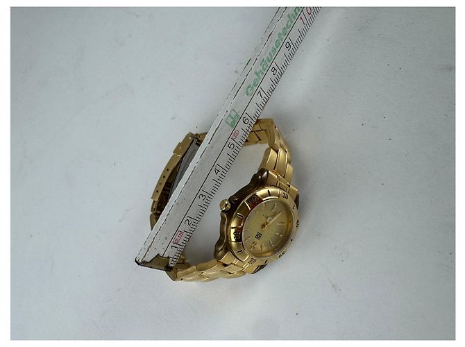 Orologio vintage Givenchy placcato oro al quarzo D'oro - vista 9