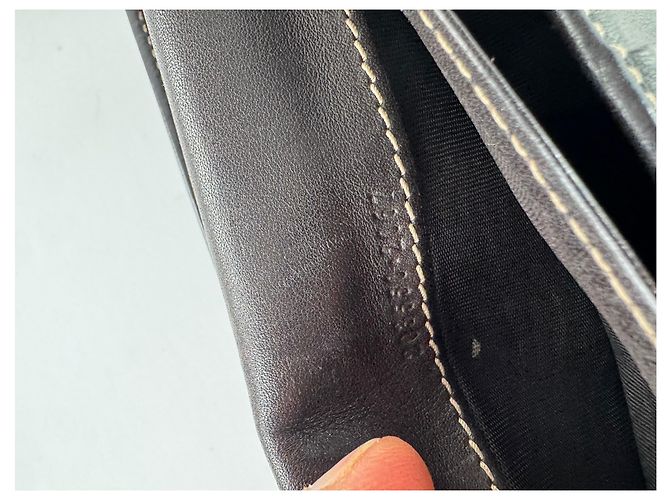 Vintage Gucci Monogram Wallet Brown - view 9