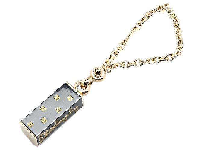 Chanel Smalto Torre Eiffel Bijou da borsa Nero - vista 2