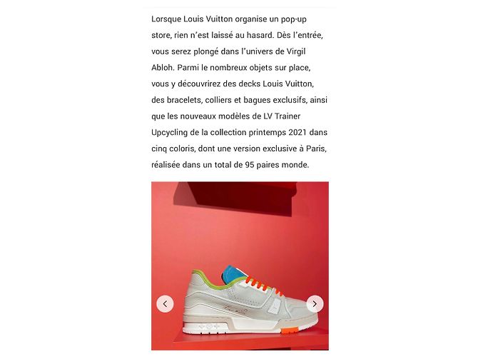 LOUIS VUITTON Upcycled Virgil Abloh Sonderedition Sneaker Weiß - Ansicht 8