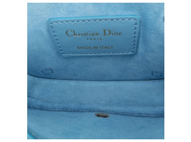 Dior Micro Pelle Bobby Borsa a tracolla blu - vista 4