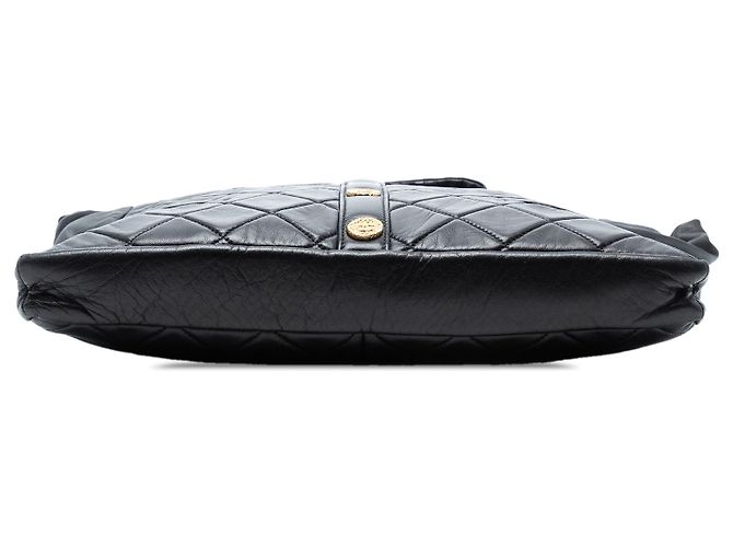 Girl Borsa a tracolla Chanel Matelassé in pelle di agnello per ragazza Nero - vista 3