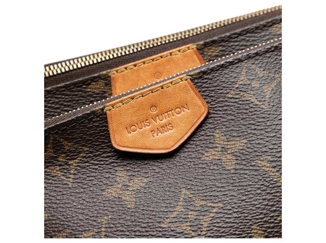 Louis Vuitton Monogram Multi Pochette Accessori Marrone - vista 5