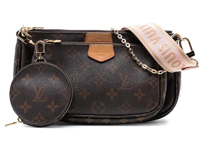 Louis Vuitton Monogram Multi Pochette Accessori Marrone - vista 8