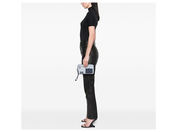 Pochette Alpha Satellite Monogram Louis Vuitton Grigio - vista 13