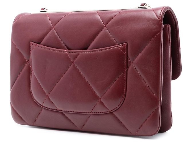 Chanel Matelassé Lammleder Trendy CC mit Klappe Rot - Ansicht 2