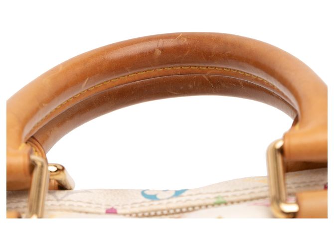 Louis Vuitton Monogram Multicolore Speedy 30 Bianco - vista 10
