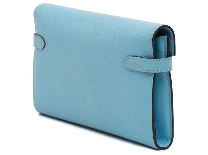 Cartera Larga Kelly en Epsom de Hermès Azul - vista 2