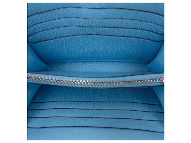 Cartera Larga Kelly en Epsom de Hermès Azul - vista 4