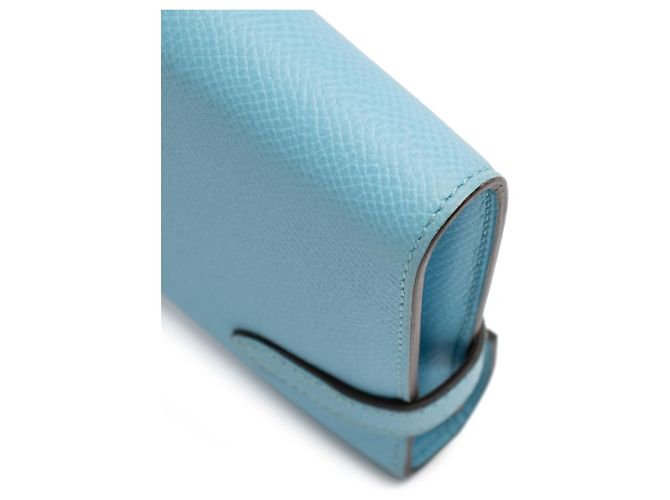 Cartera Larga Kelly en Epsom de Hermès Azul - vista 8