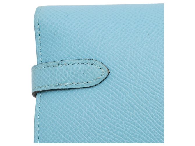 Cartera Larga Kelly en Epsom de Hermès Azul - vista 9