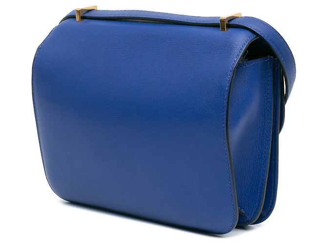 Hermès Mini Swift Constance 18 Blau - Ansicht 2
