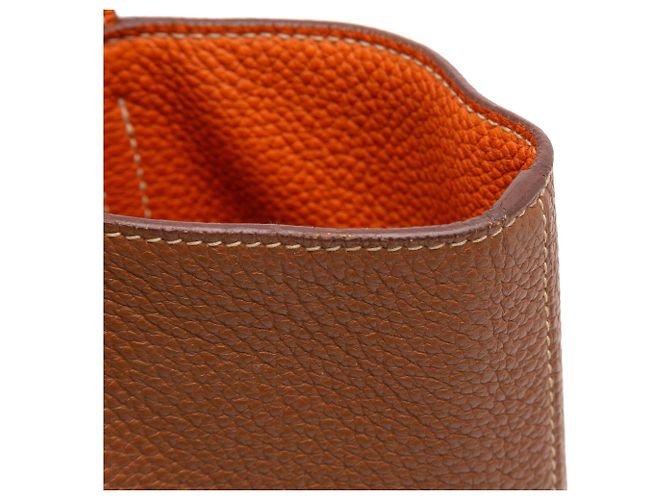 Hermès Clemence Double Sens 36 Braun - Ansicht 8