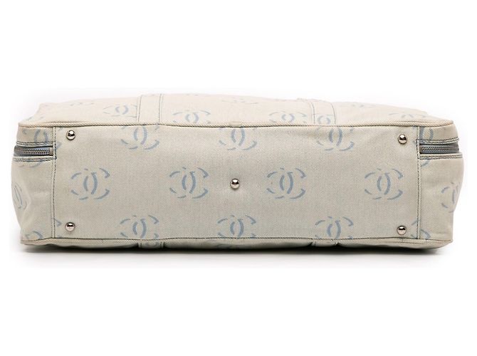 Chanel CC Jeans Reisetasche Blau - Ansicht 3