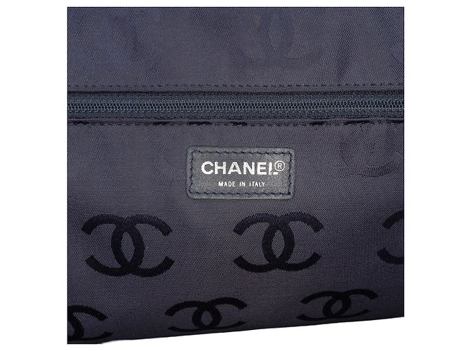 Chanel CC Jeans Reisetasche Blau - Ansicht 7