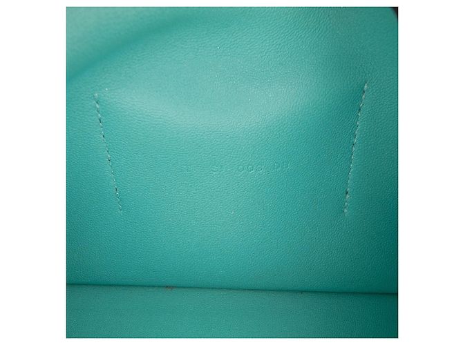 Hermès Togo Dogon Duo Cartera GM Azul - vista 6