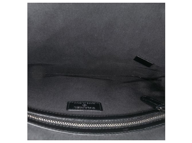 Chanel Medium Tweed y Cuero de ternera Gabrielle O Estuche Pochette Azul - vista 4