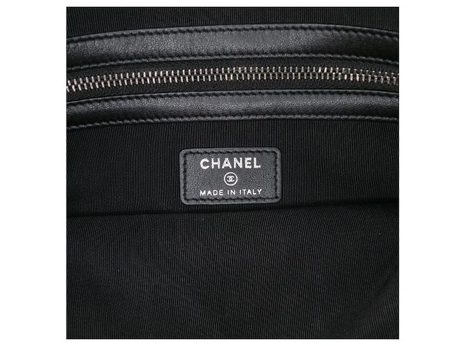 Chanel Medium Tweed y Cuero de ternera Gabrielle O Estuche Pochette Azul - vista 5