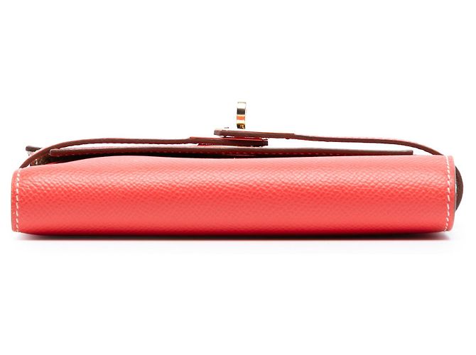 Cartera Depliante Kelly de Epsom de Hermès Roja - vista 3