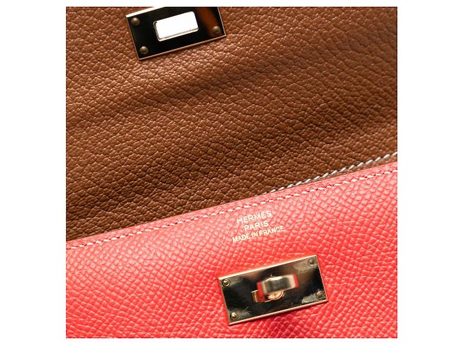 Cartera Depliante Kelly de Epsom de Hermès Roja - vista 5