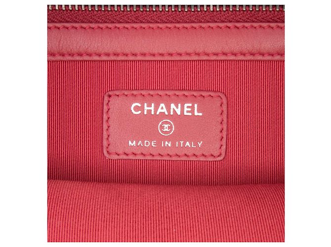 Chanel Grande Pelle di Vitello Invecchiata Gabrielle O Pochette Marrone - vista 5