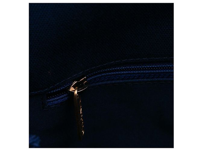 Chanel 19 Chanel Media in Tela e Cotone 19 con patta Blu - vista 7