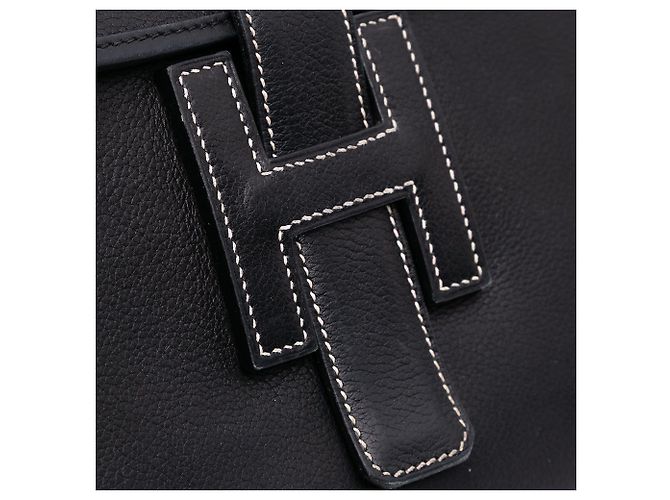 Hermès Evergrain Jige PM Schwarz - Ansicht 7
