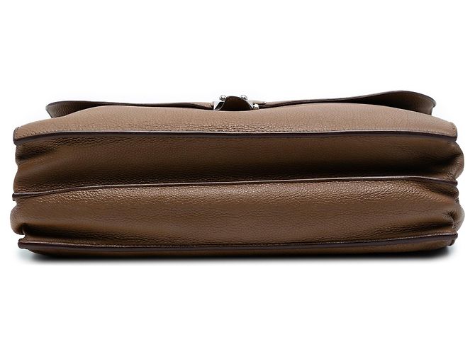Sac à dépêches Borsa Depeches 38 in Togo di Hermès Marrone - vista 3