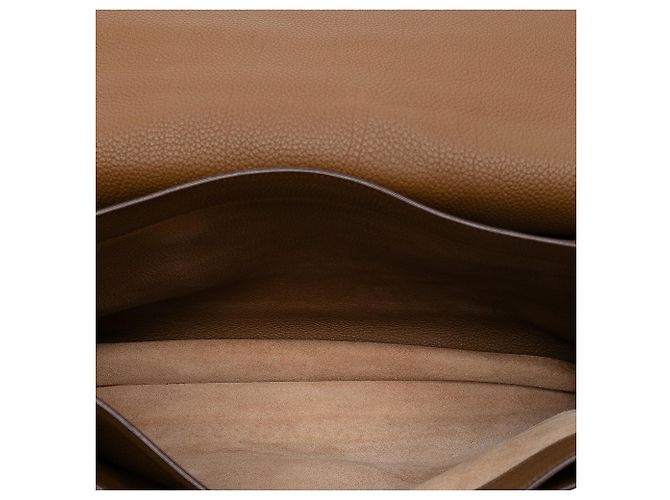 Sac à dépêches Borsa Depeches 38 in Togo di Hermès Marrone - vista 4