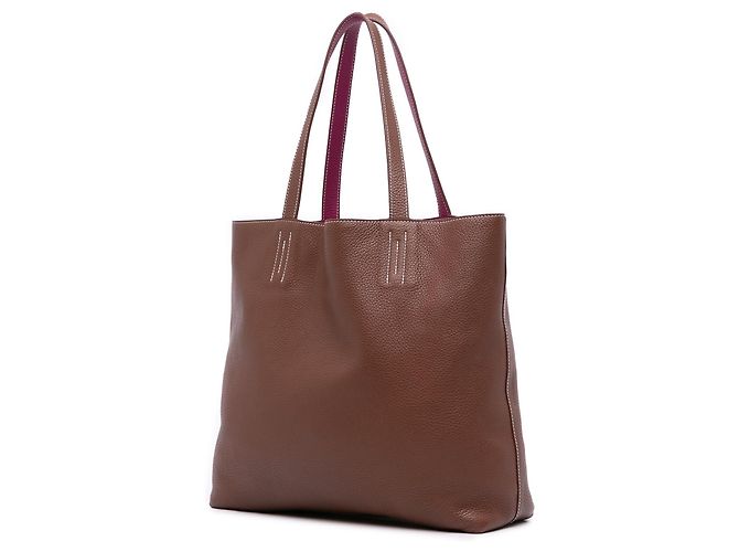 Hermès Clemence Double Sens 36 Marrone - vista 2