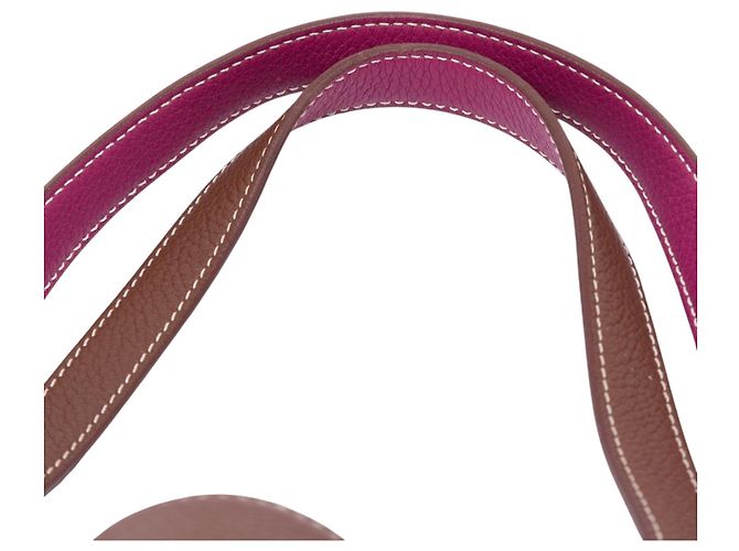 Hermès Clemence Double Sens 36 Marrone - vista 7