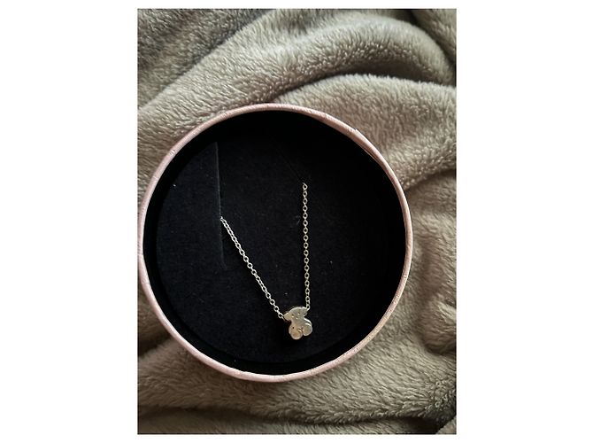 Autre Marque Collana TOUS in argento con orsetto appeso - vista 3