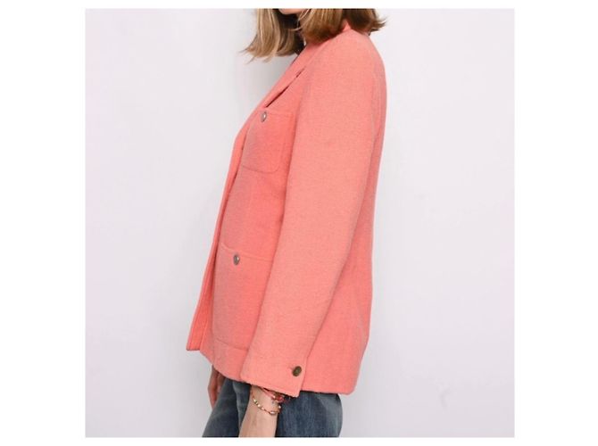 Chanel Tweed Jacke Rosa Pink - Ansicht 13