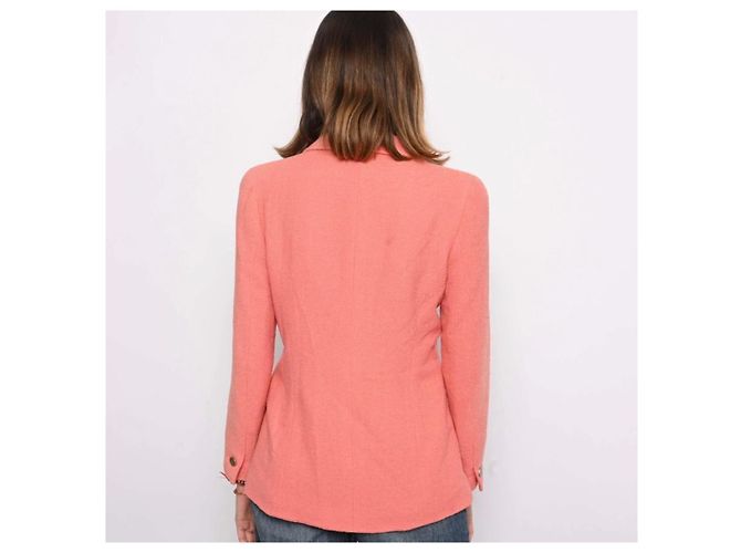 Chanel Tweed Jacke Rosa Pink - Ansicht 14