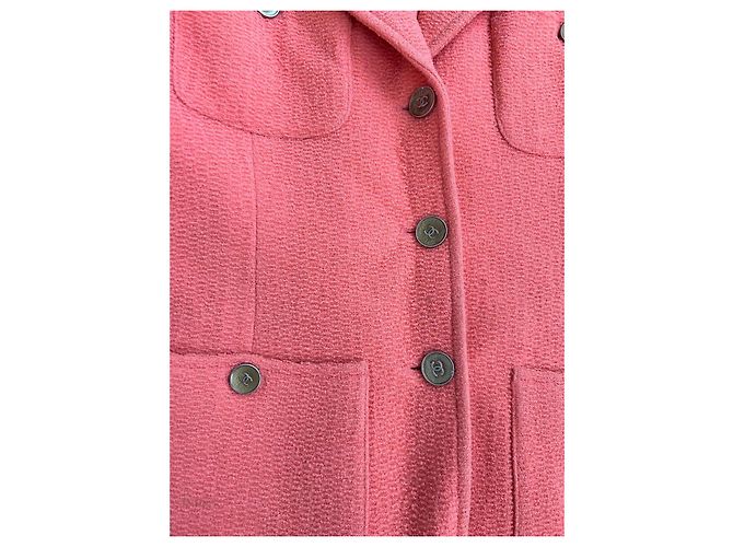 Chanel Tweed Jacke Rosa Pink - Ansicht 2