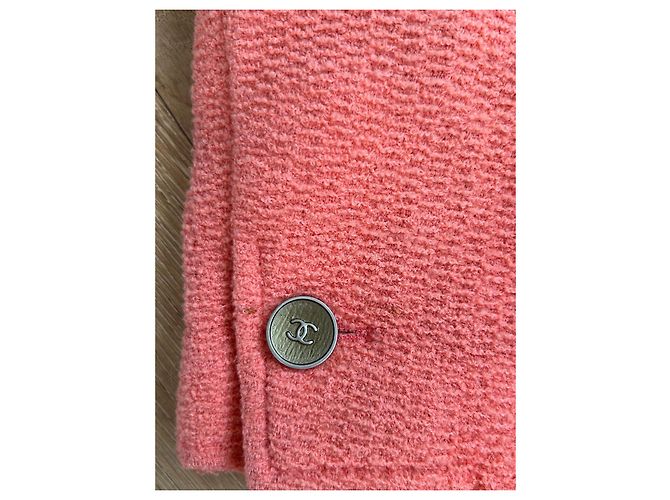 Chanel Tweed Jacke Rosa Pink - Ansicht 3