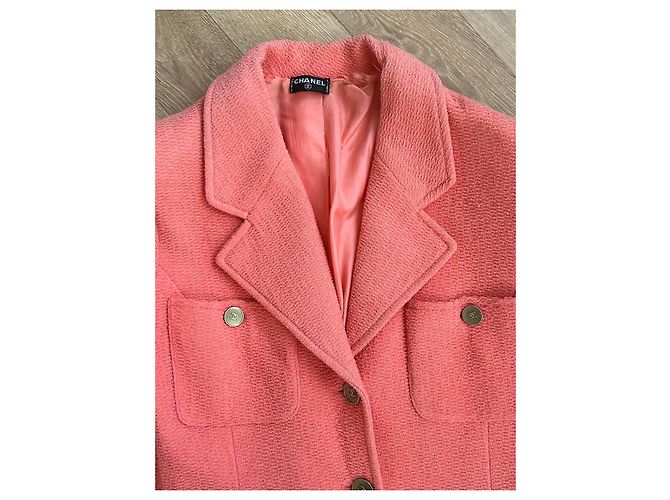 Chanel Tweed Jacke Rosa Pink - Ansicht 5