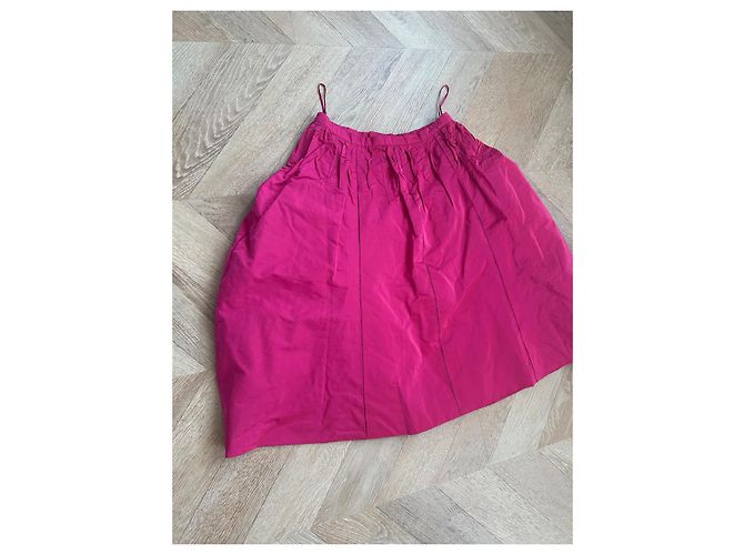 Falda Burbuja Louis Vuitton Rosa de Poliéster - vista 2