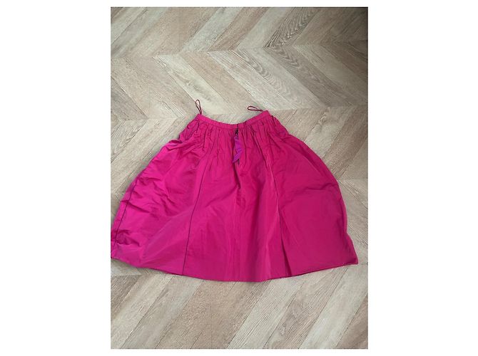 Falda Burbuja Louis Vuitton Rosa de Poliéster - vista 4