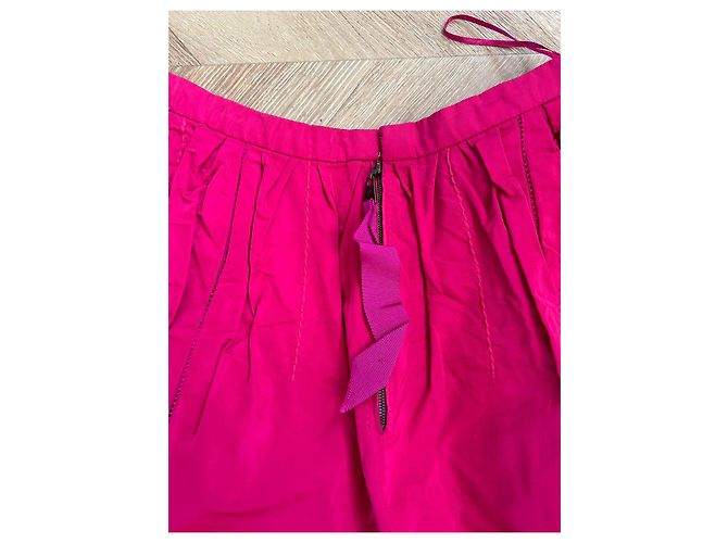 Falda Burbuja Louis Vuitton Rosa de Poliéster - vista 5