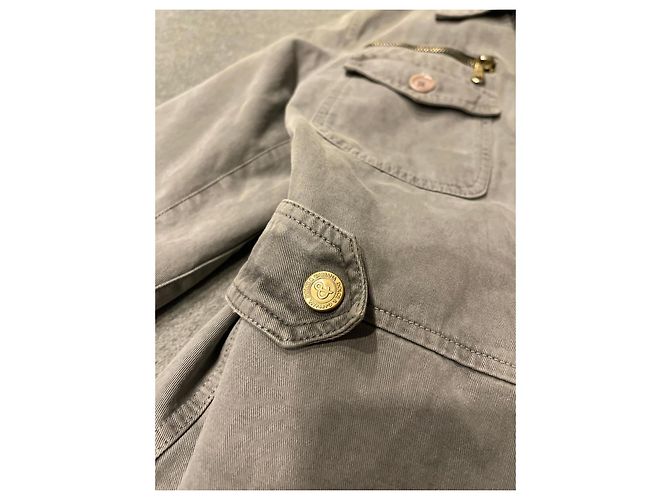Dolce & Gabbana Damen Jacke Graue Jeans Jacke Gr. 40 Khaki - Ansicht 12