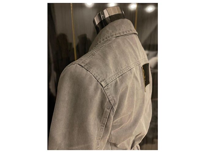 Dolce & Gabbana Damen Jacke Graue Jeans Jacke Gr. 40 Khaki - Ansicht 5