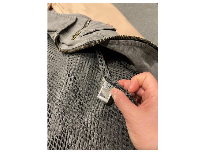 Dolce & Gabbana Damen Jacke Graue Jeans Jacke Gr. 40 Khaki - Ansicht 8