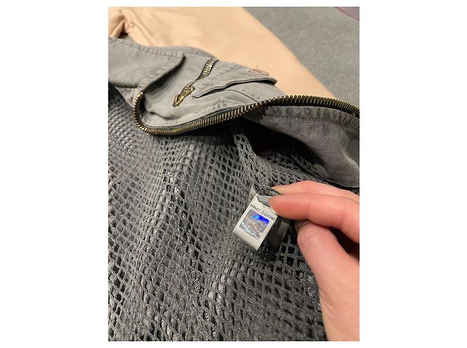 Dolce & Gabbana Damen Jacke Graue Jeans Jacke Gr. 40 Khaki - Ansicht 9