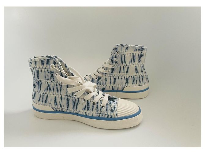 Sneakers alte Isabel Marant Tie-Dye Marrone Bianco - vista 2