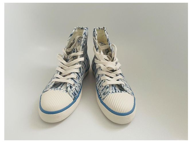 Sneakers alte Isabel Marant Tie-Dye Marrone Bianco - vista 4