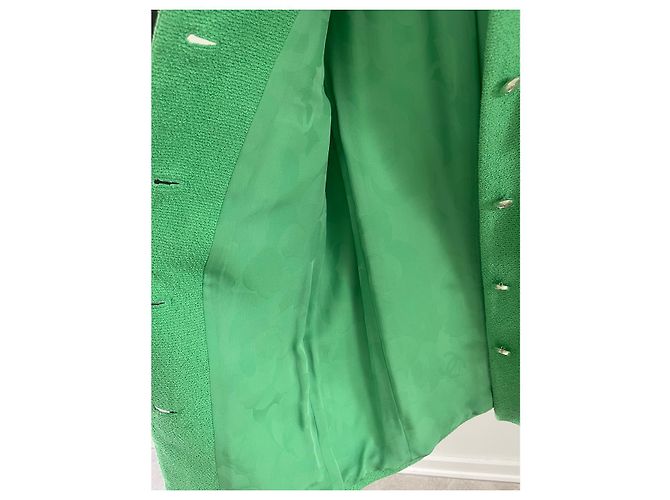 Cambon Tweedjacke Chanel Kreuzfahrt 2020 Grün - Ansicht 6