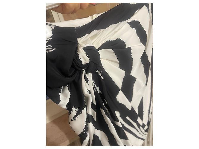 Bottega Veneta Tasche mit Zebra-Print Schwarz Weiß - Ansicht 3