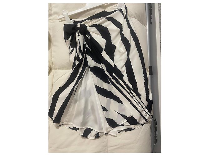 Bottega Veneta Tasche mit Zebra-Print Schwarz Weiß - Ansicht 5