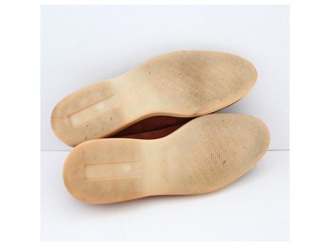 Loro Piana Open Walk Stiefeletten mit Fellfutter Cognac/Weiß - Ansicht 8